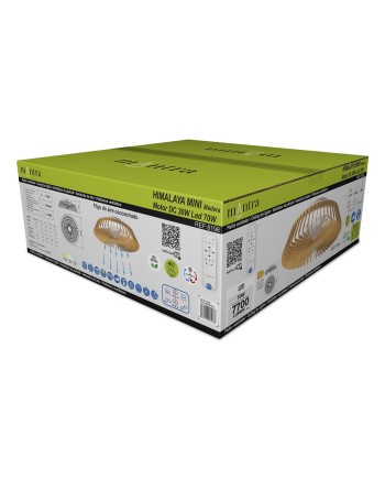 HIMALAYA MINI * VENTILADOR MADERA CON MANDO